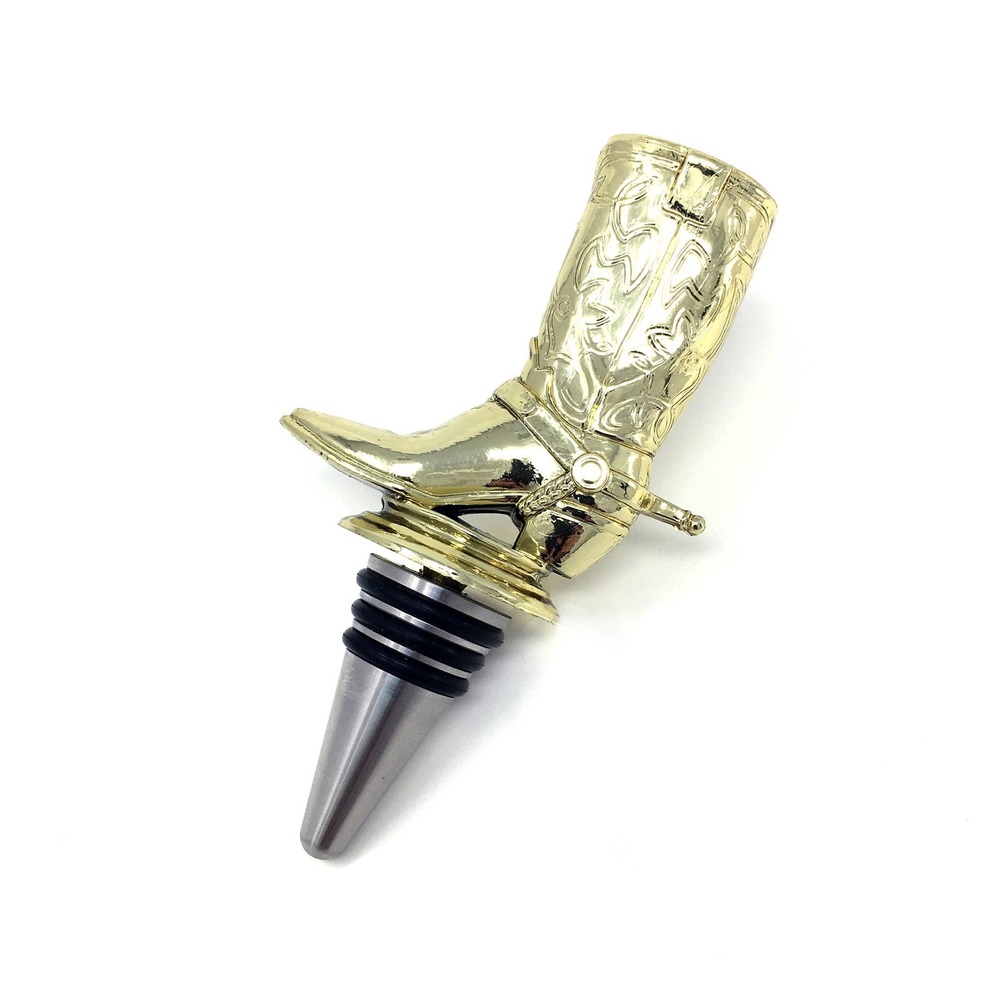 Handmade Bottle Stopper made from Repurposed Cowboy Boot Trophy